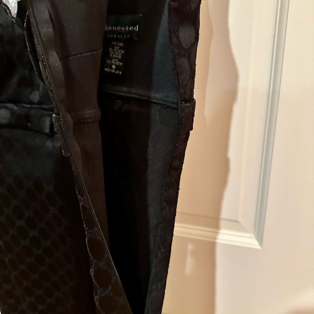 2/$10 Connected Apparel Black Textured Dress - Picture 5 of 6